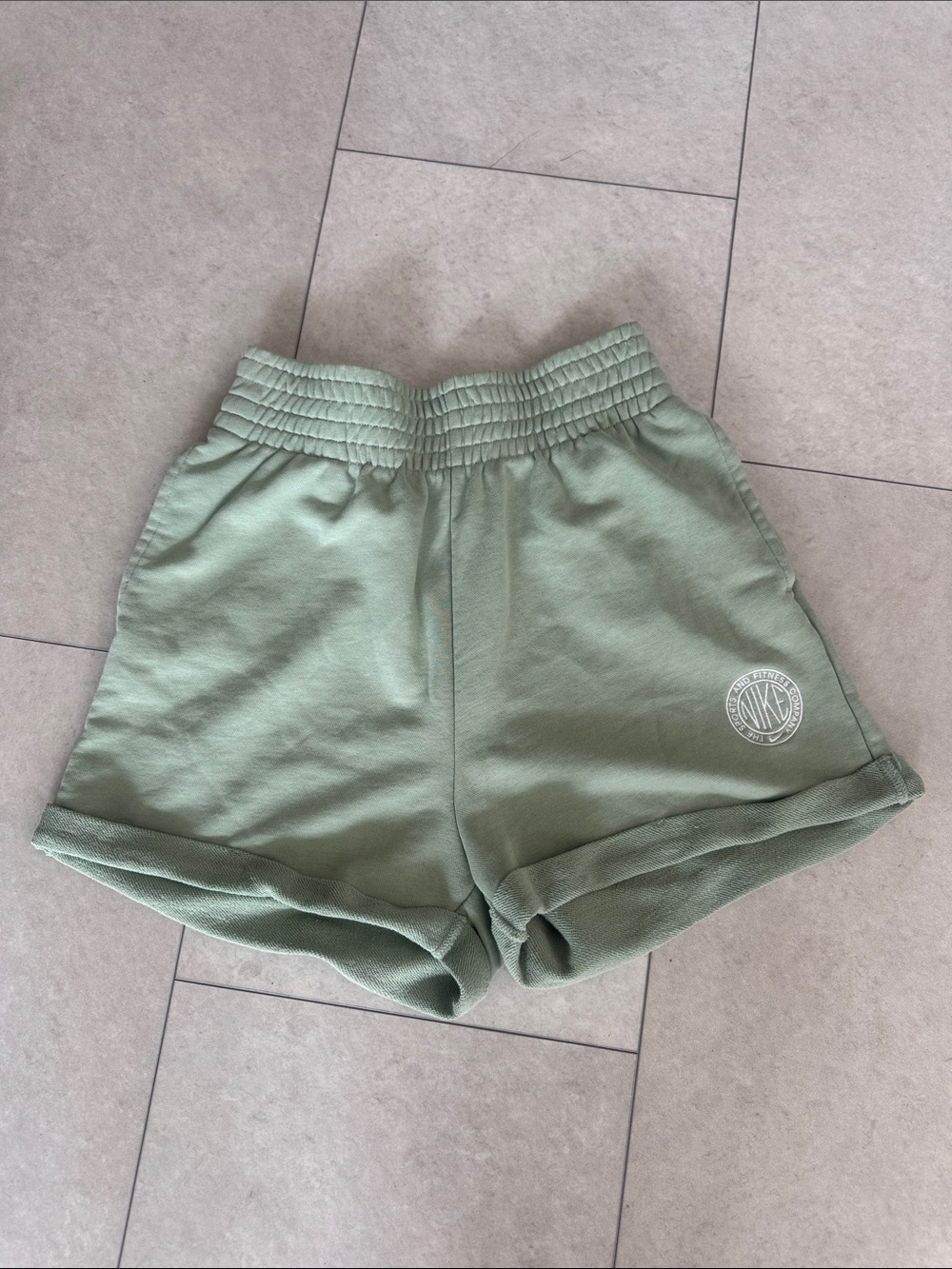 Nike Sage Green Athletic Lounge Shorts-S